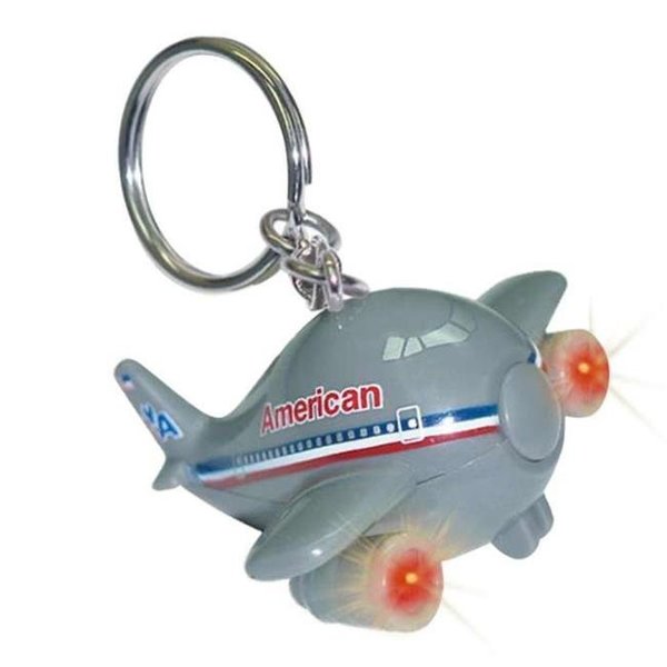 Daron Worldwide Trading Daron Worldwide Trading TT85488 American Airlines Keychain with Light and Sound TT85488